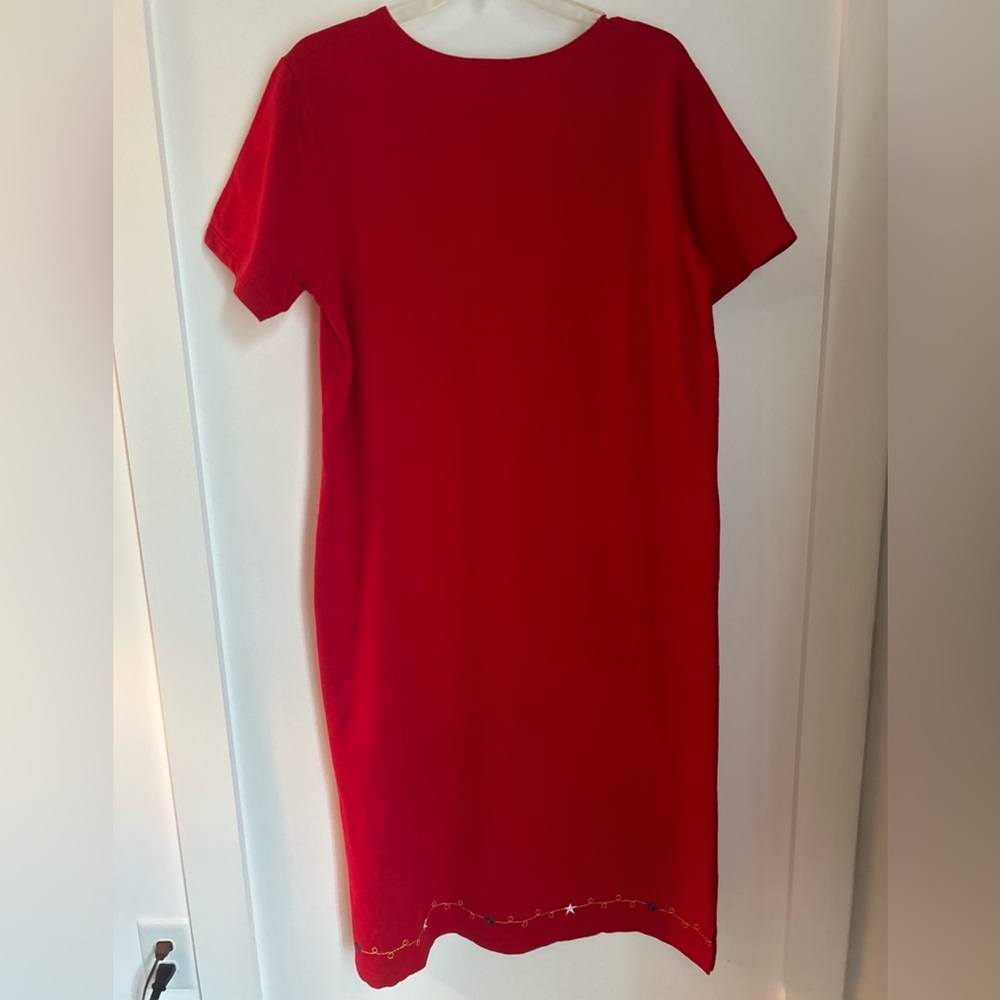 Red Patriotic Shift Dress - Women's - Picture 7 of 12